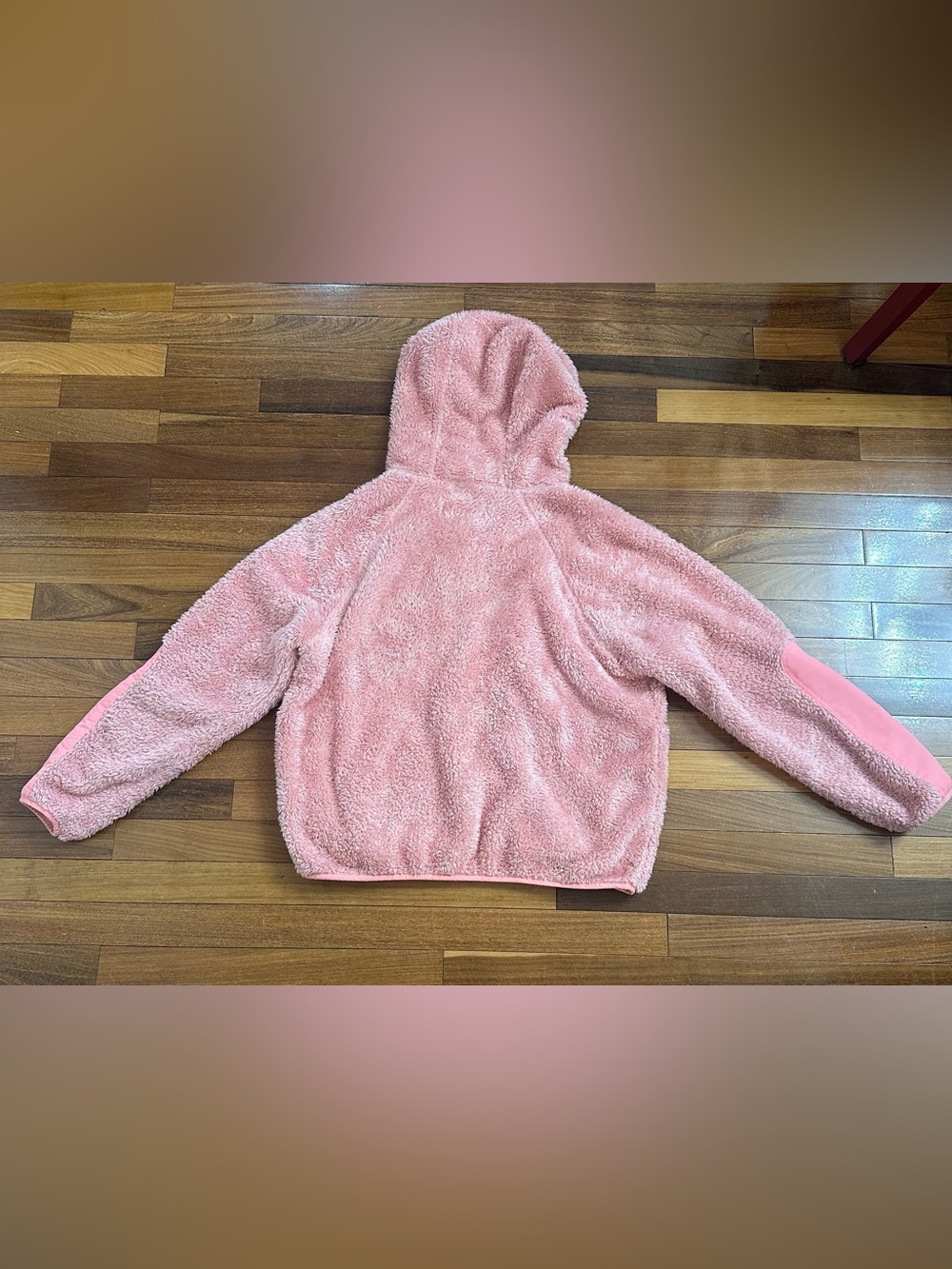 Ugg Womans Ruthie Full Zip Fluff Sherpa Hoodie Pink Size Small. - Picture 2 of 13